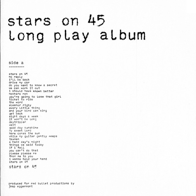 Stars On 45 - Stars On 45 (beatles Medley)